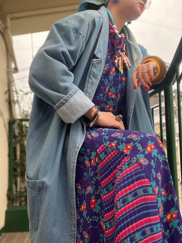 Vintage big size denim jacket