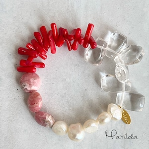 【再販】one color bracelet（rose）