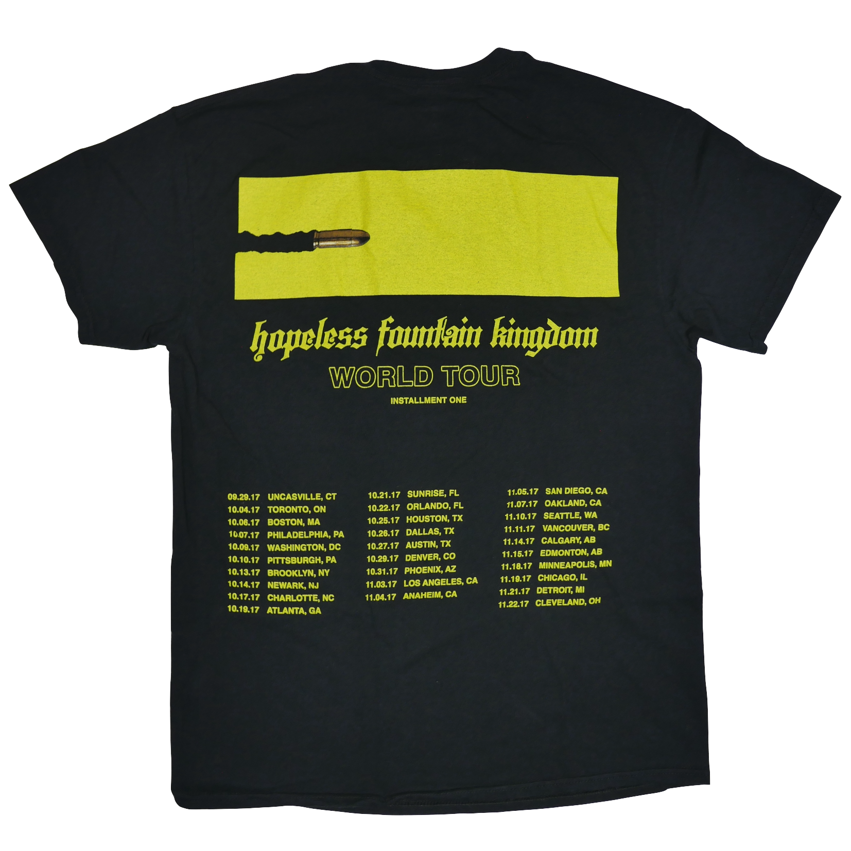 USED【M】Halsey 2017 Hopeless Fountain Kingdom WORLD TOUR Tee / GILDAN