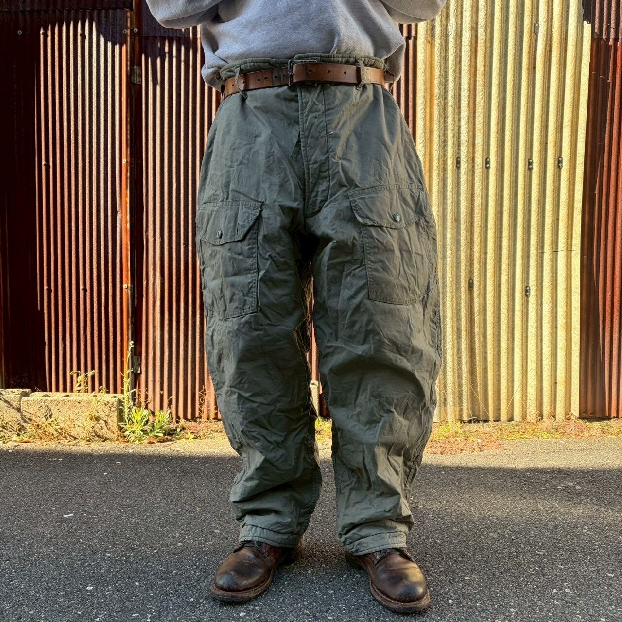 米軍 実物 CWU-5/p 貴重 70s 米軍 実物 USAF CWU-5/P モディファイ カモライナー M W92cm