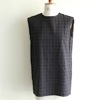 JOICEADDED【 womens 】 Checked fabric sleeveless shirt