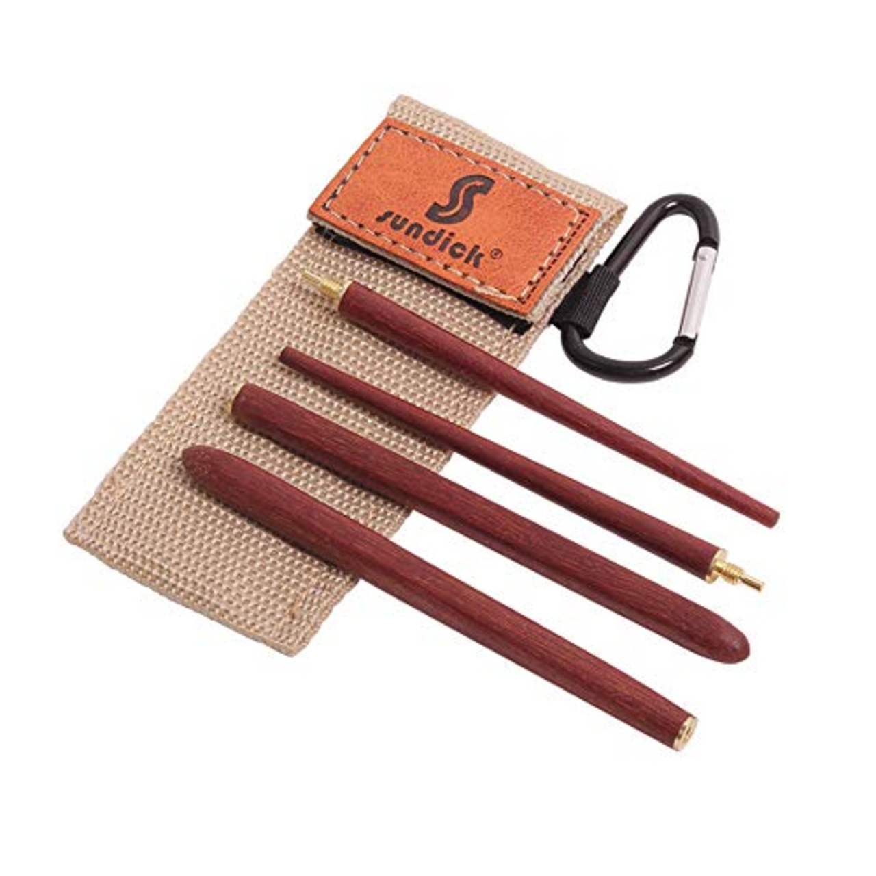 DecLacum 折り畳み箸　木製 携帯箸 キャリーバッグ付き　旅行カトラリー　アウトドア　キャンプ　ハイキング用