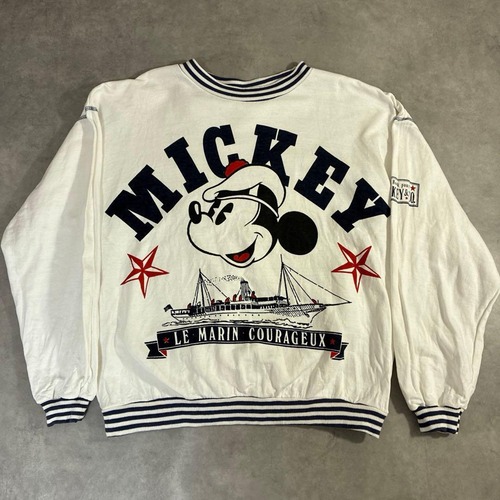 80-90s Mickey&Co J.G Hook ミッキー スウェット 白