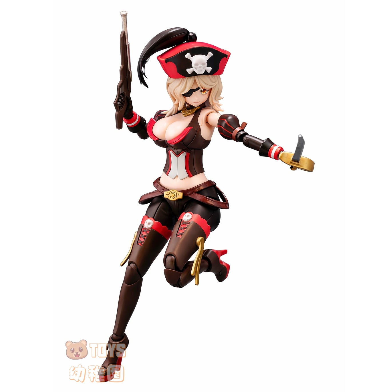 BORDER】1/12 海賊船長 クイーンアン アン女王 BA-003 高さ16cm 組立式