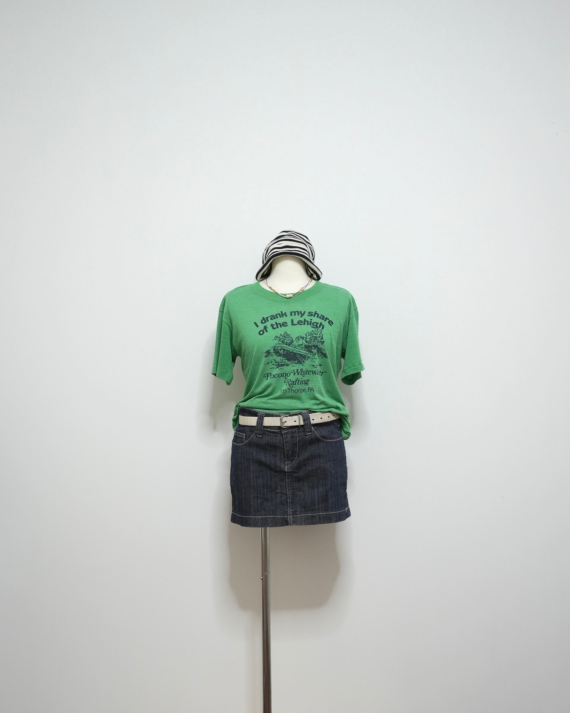 80s compact t-shirt / made in USA