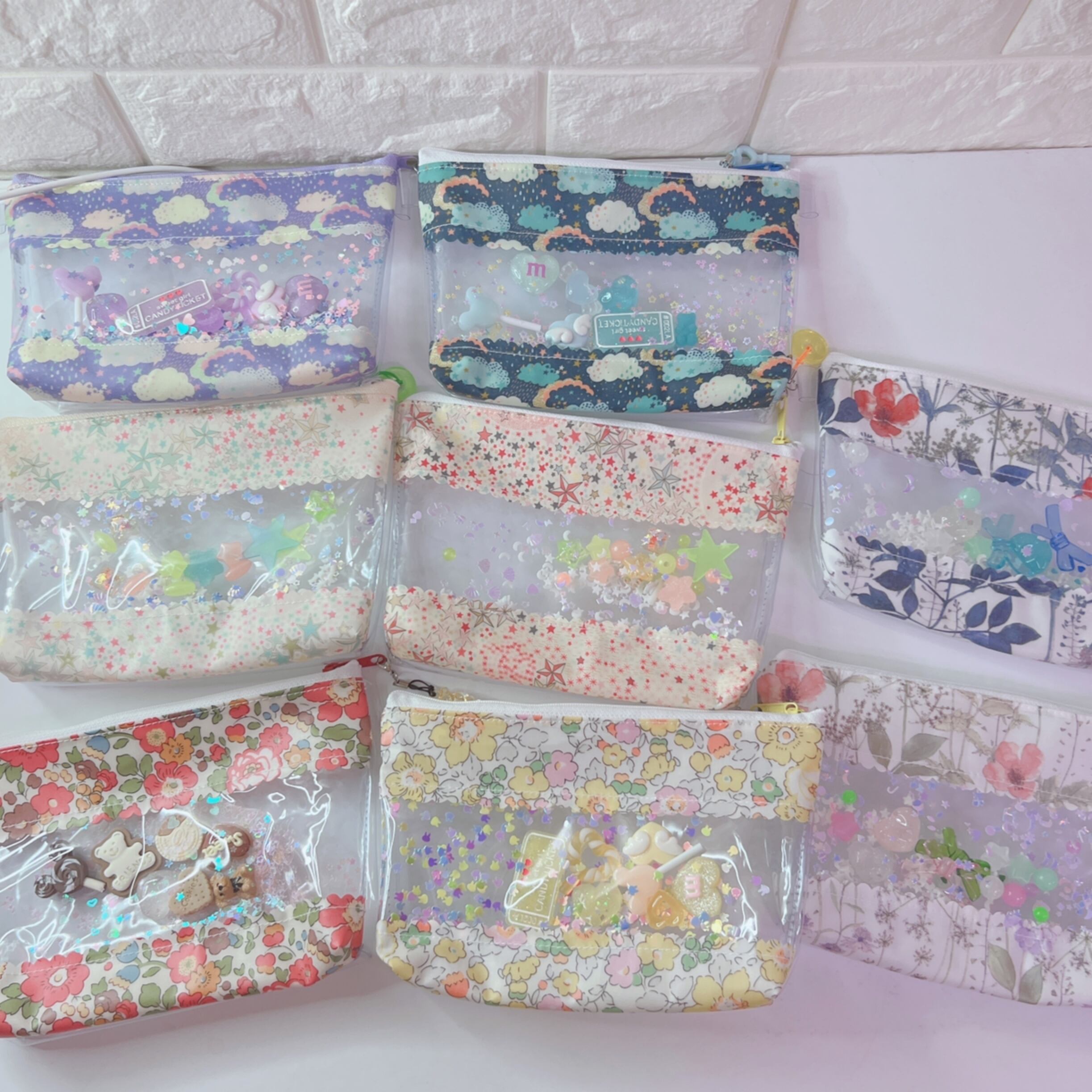 4種類☆シャカシャカポーチ かわいい系♡ リバティ Hiding ハイ