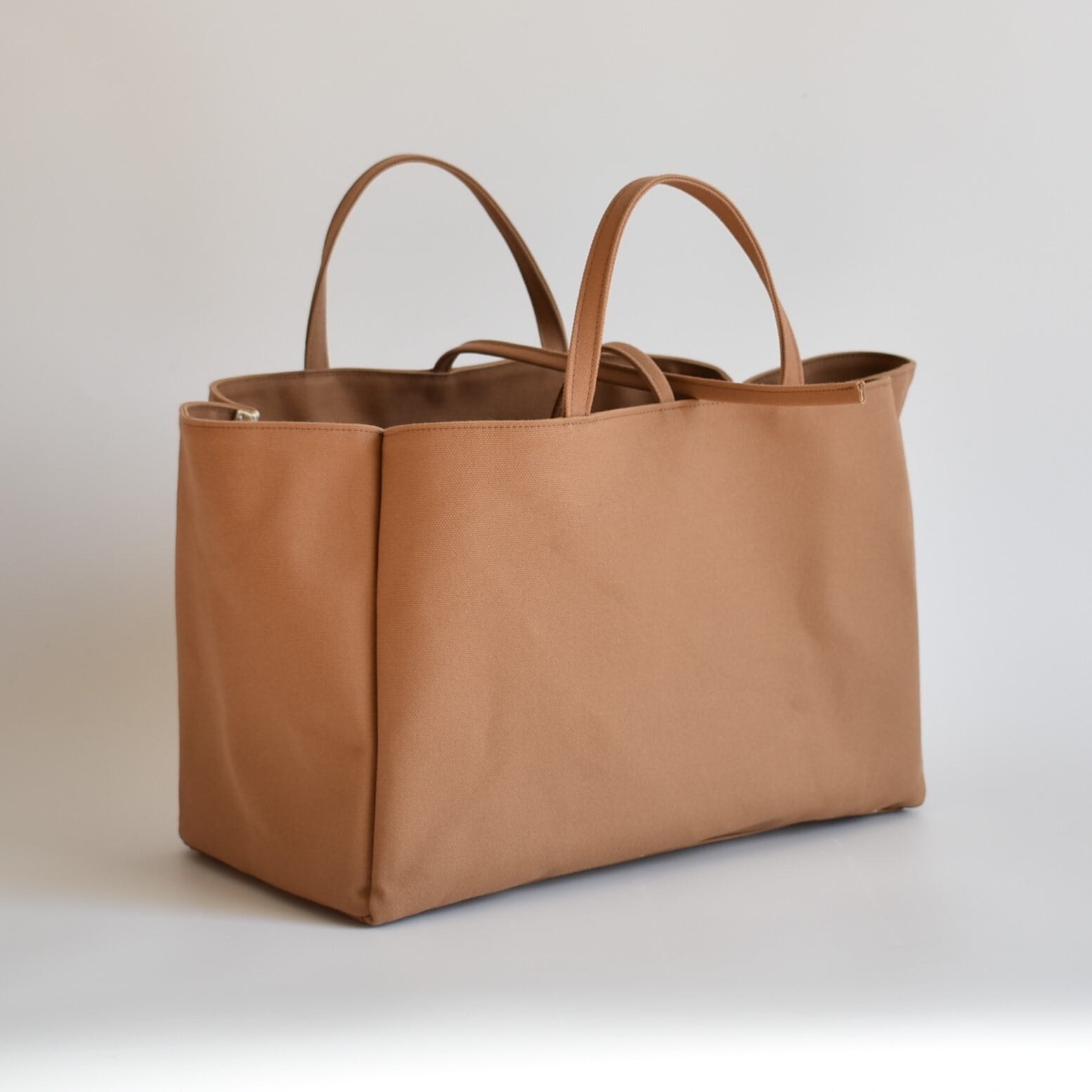 BOX1 TOTE BAG(モカ/ベージュ） | cherie aimer trip（シェリ エメ