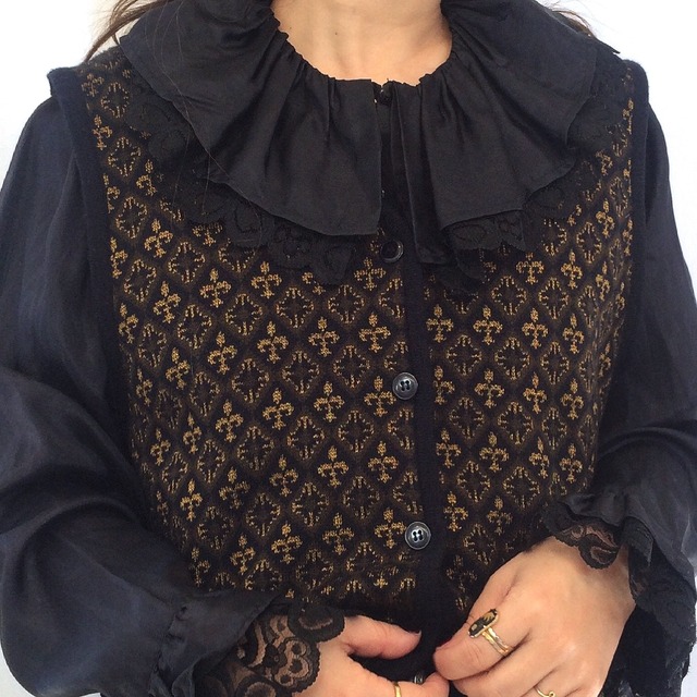 Fleur-De-Lis Wool Vest