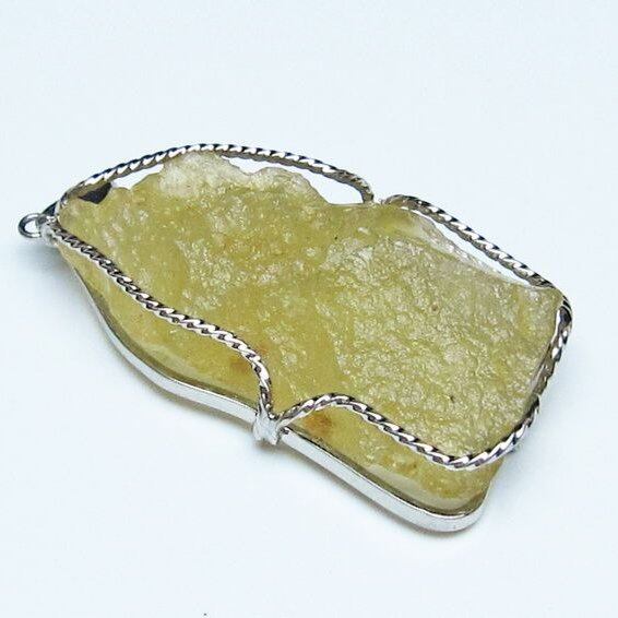 リビアングラス ペンダント 一点物 112-13916