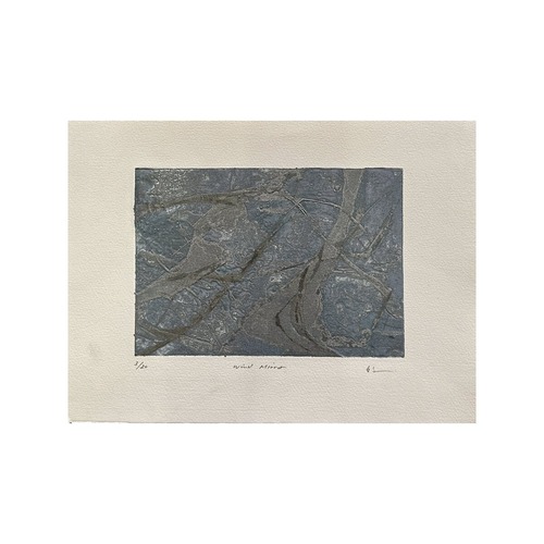 落合皎児【版画】Wind Mirror #3/20 — 1990s 29(H) × 39(W)cm