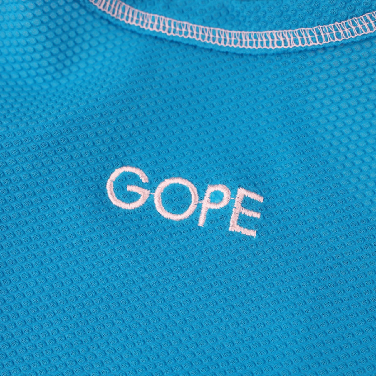【予約】[ GOPE ] Stretch Mesh Sleeveless｜BLUE × WHITE - 3