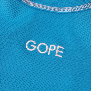 【予約】[ GOPE ] Stretch Mesh Sleeveless｜BLUE × WHITE
