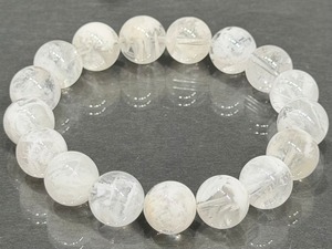No.2333ｰ12 スノーフラワーガーデンクォーツブレスレット