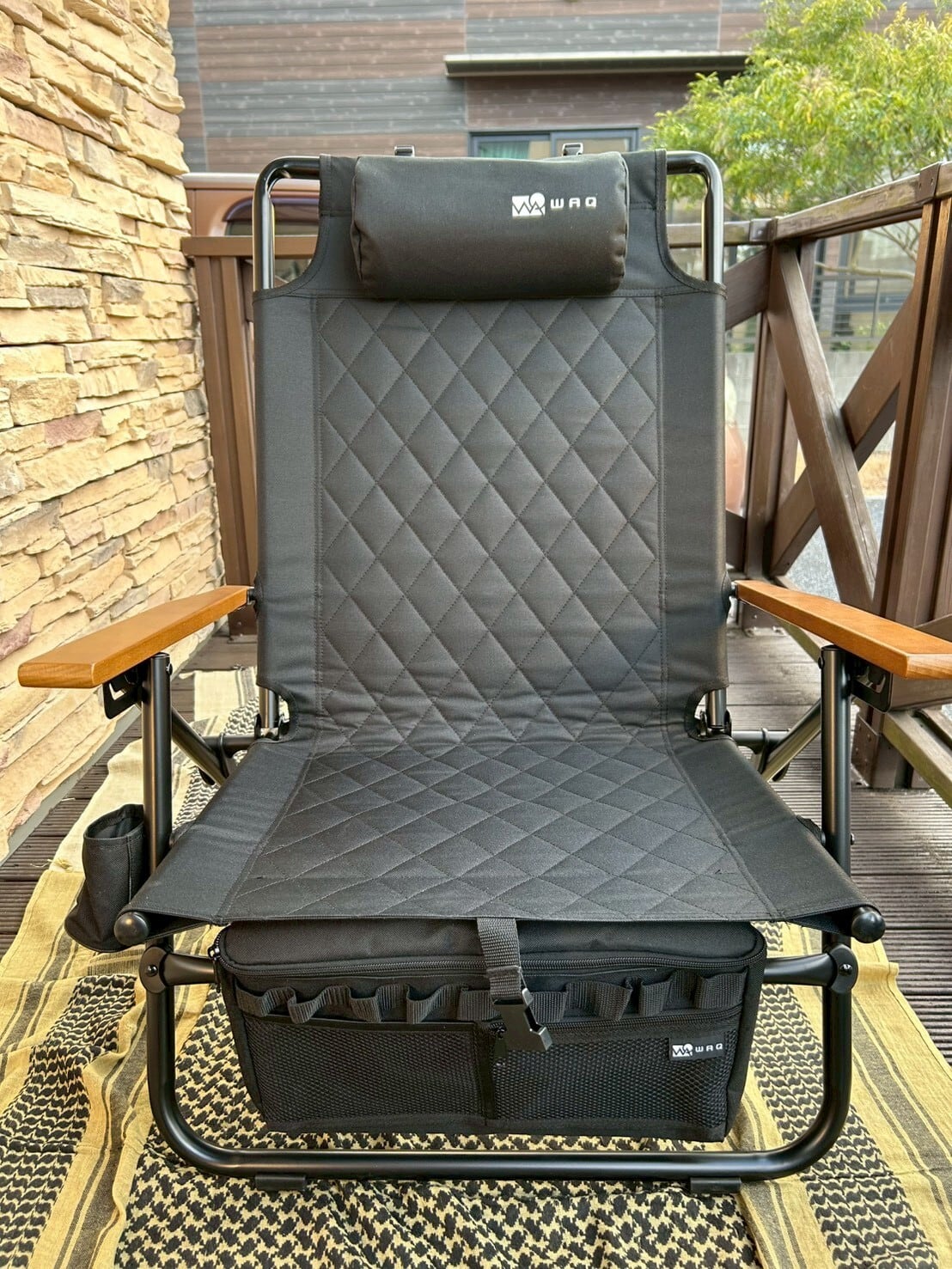 WAQ ワック】Reclining Low Chair High Back リクライニングローチェア