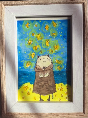 『なんでさ。』｜水彩画 原画（一点限り）