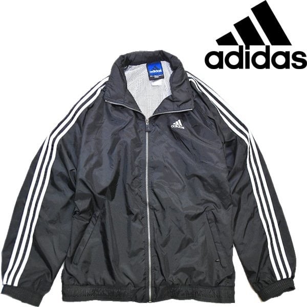 ◎【XL相当】90's adidas ナイロンパンツ　アディダス　黒　ブラック