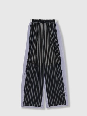 【26SS】THINGS THAT MATTER シングスザットマター / パンツ / SHEER STRIPE EASY PANTS