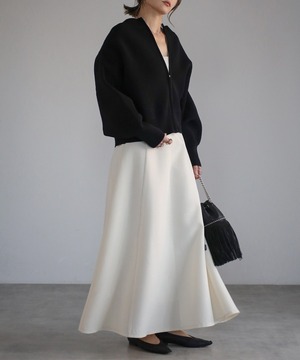 ライトツイードフレアロングスカート【s-60282】.