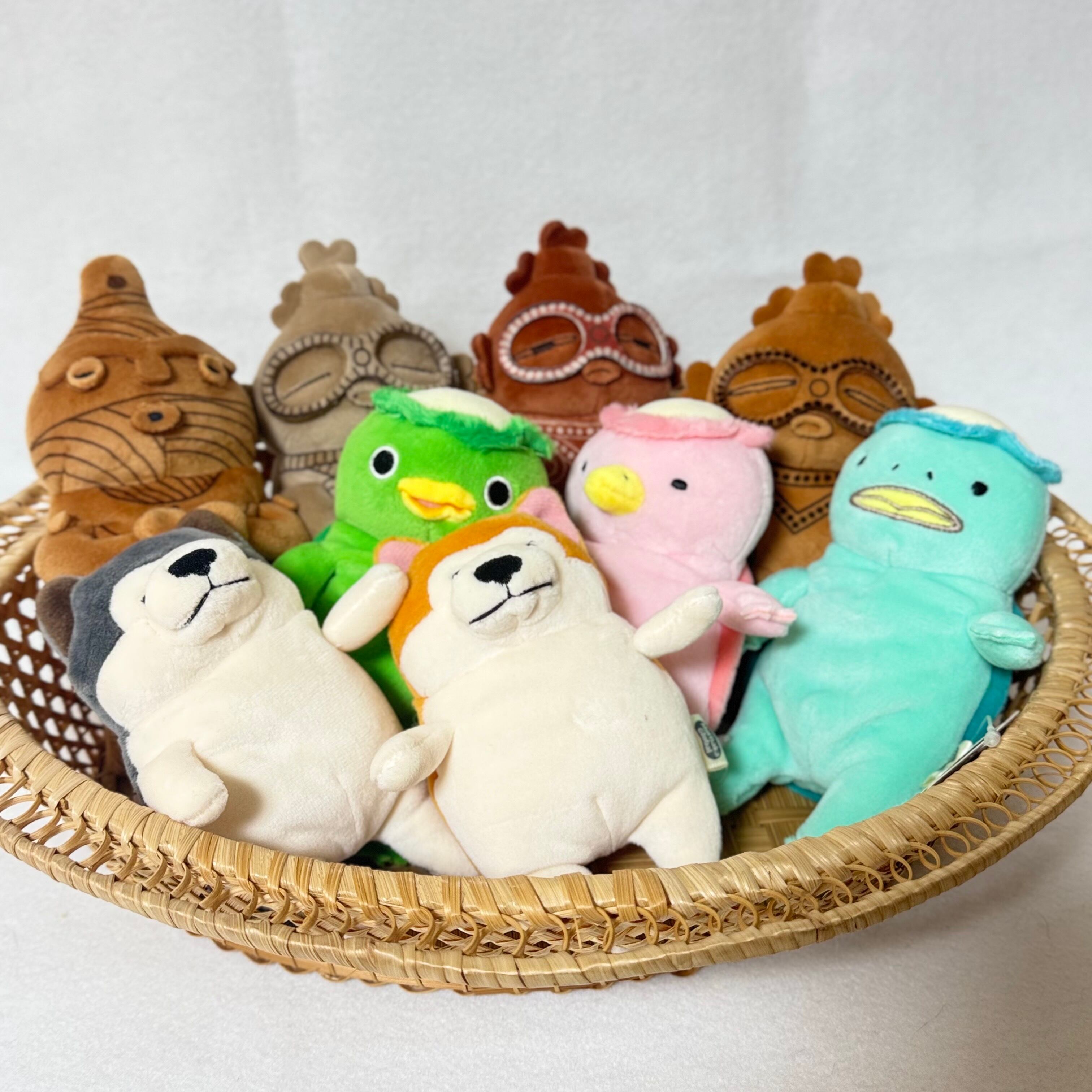 もちシリーズ 遮光器土偶 マスコット（赤錆色） | AM☆BASE