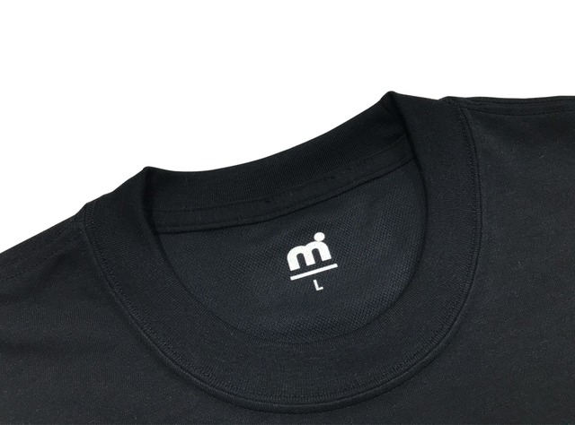 ハイブリッド半袖Tシャツ - エブリー - BLACK
