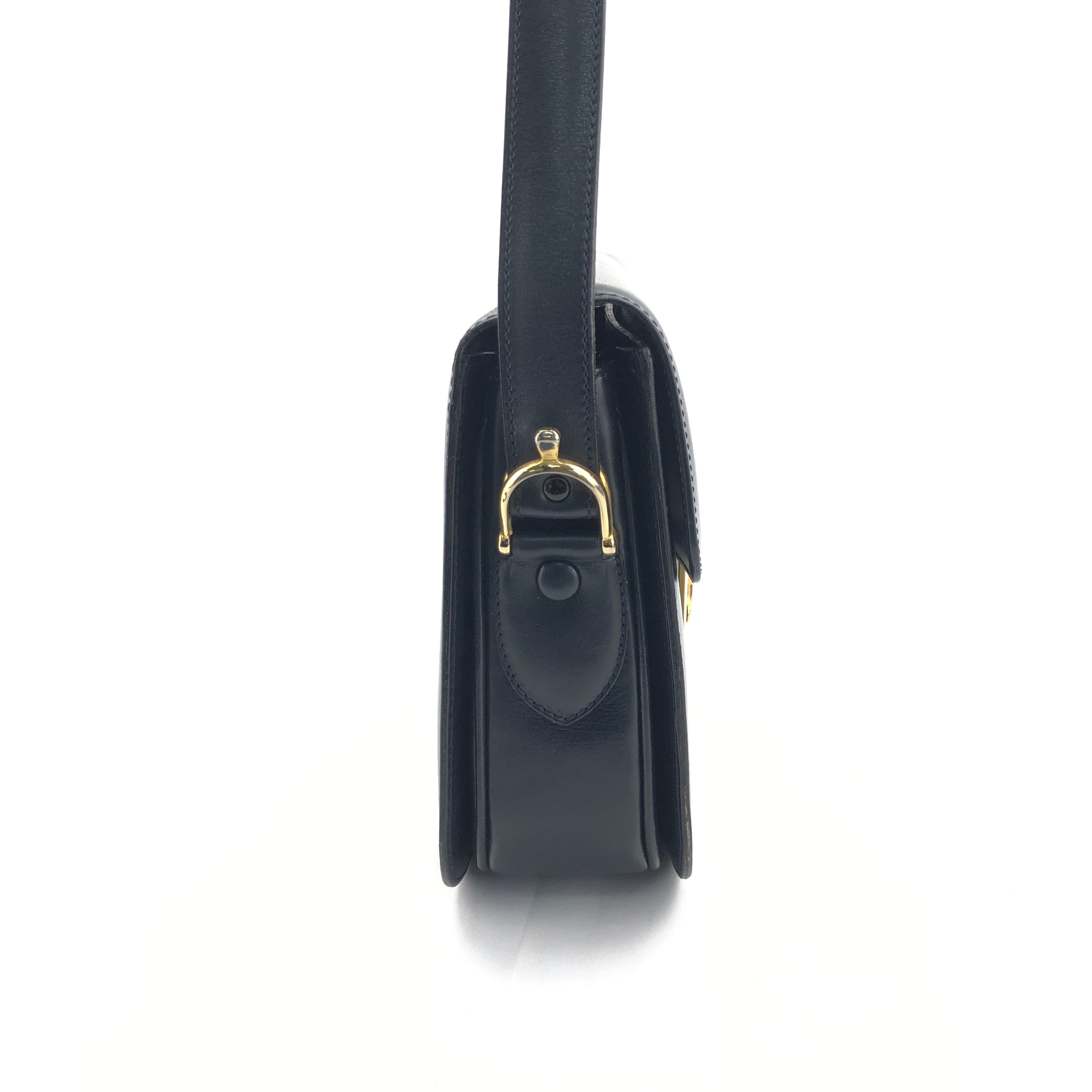CELINE セリーヌ ビッグ ブラゾン トリオンフ ショルダーバッグ ダーク