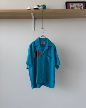 -King Louie- Vintage 60s M Bowling Shirt