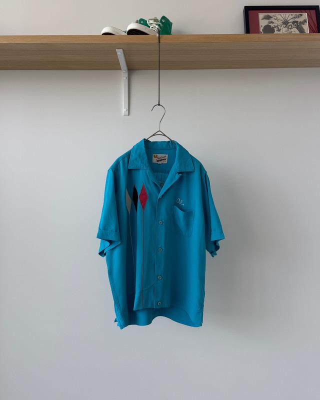 -King Louie- Vintage 60s M Bowling Shirt