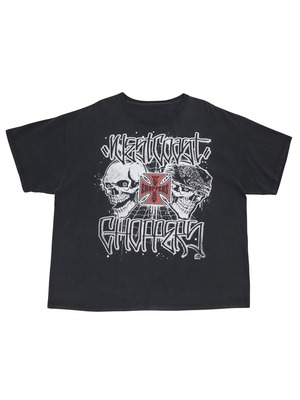 WEST COAST CHOPPERS SKULL ITON CROSS fits XXL