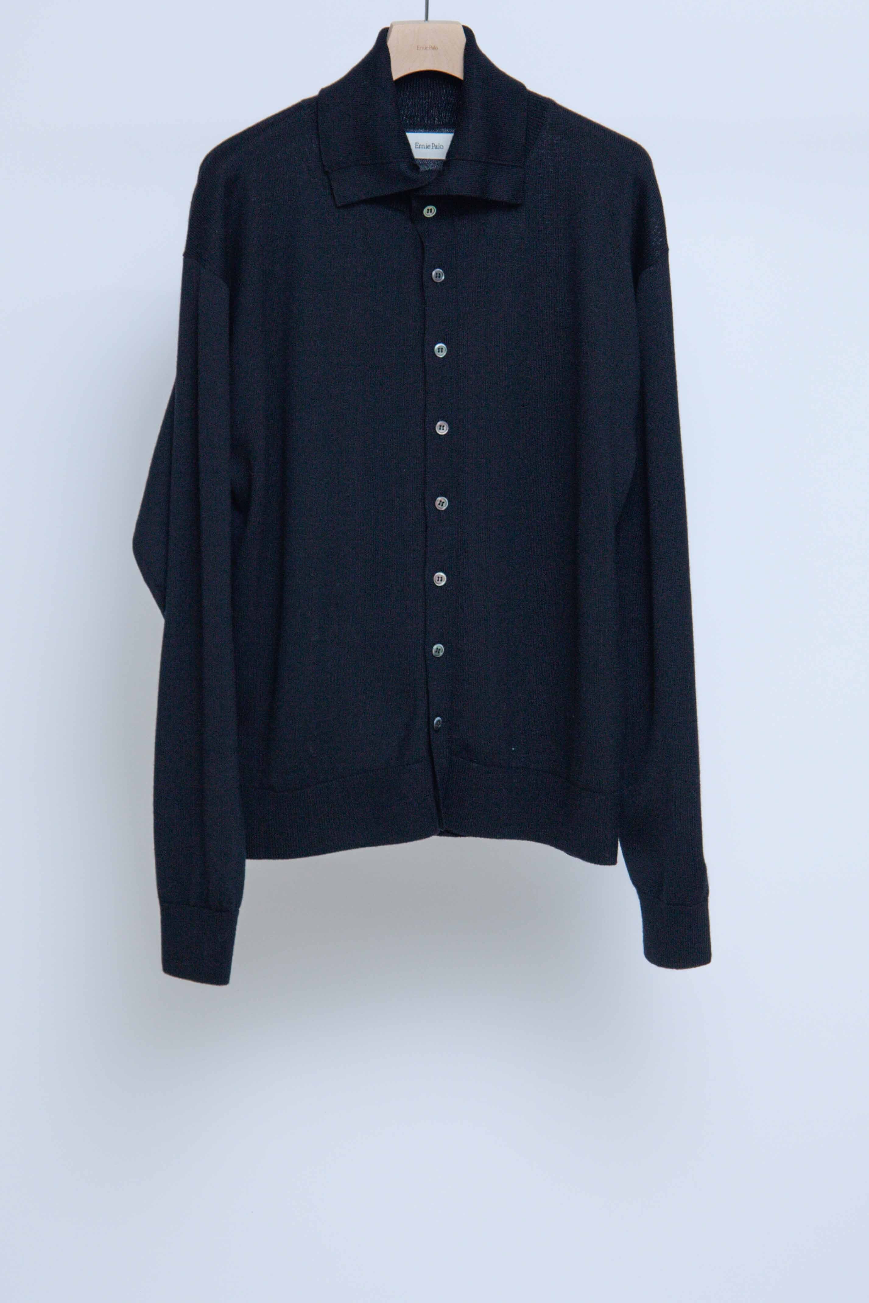 Ernie Palo 23aw No Collar Jacket ネイビー Ernie Palo 23aw No Collar Jacket ネイビー Ernie Palo 23aw No