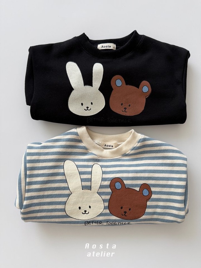 【取寄】aosta｜gomgom toto sweatshirt｜ゴムゴムトトスウェット｜S-XXL｜baby&kids｜25 winter