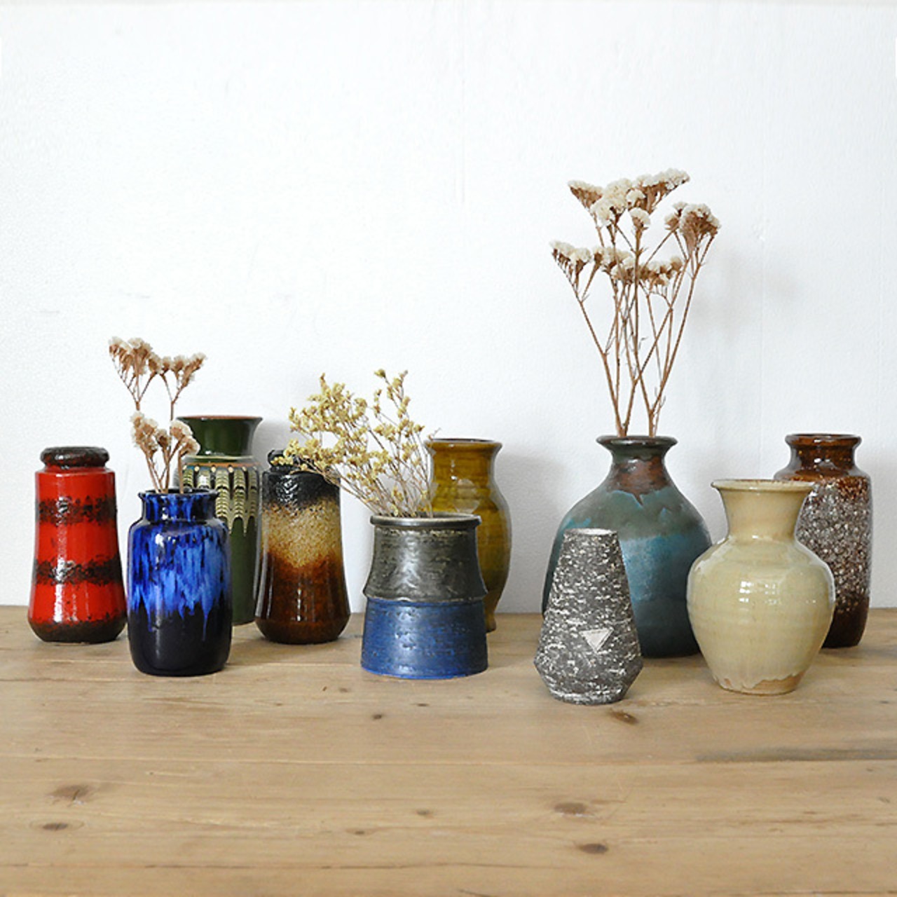 Pottery Flower Vase / ポタリー フラワーベース / 1911-0222-3