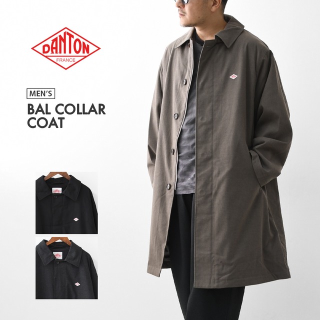 DANTON [ダントン] M BAL COLLAR COAT [DT-A0702WLX] バルカラーコート・ステンカラーコート・バルマカーンコート・ウールライク・クラシック・MEN'S [2026AW]