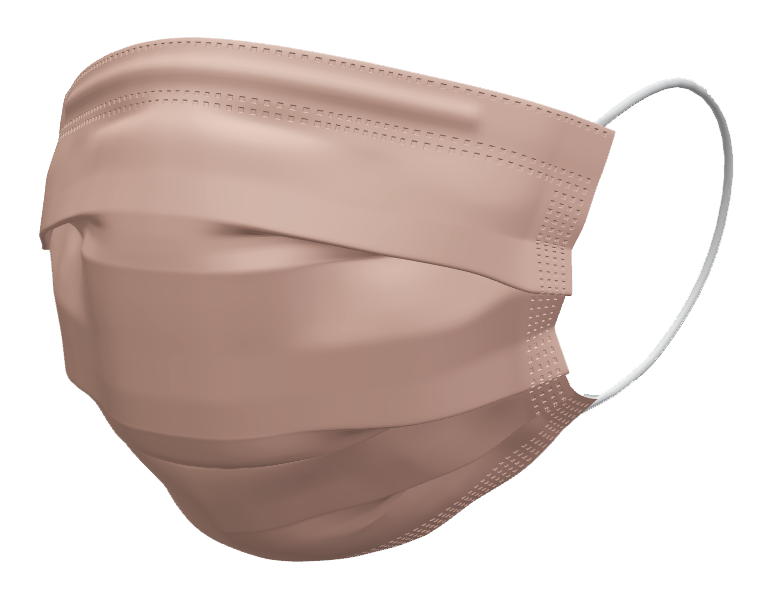 【美】ハッシュマスク レギュラーサイズ ダスティーローズ(単色)日本製