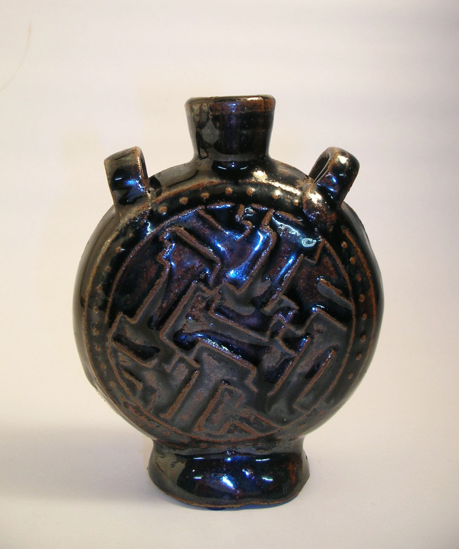 青磁双耳壺（中国） | 東洋古陶磁 久