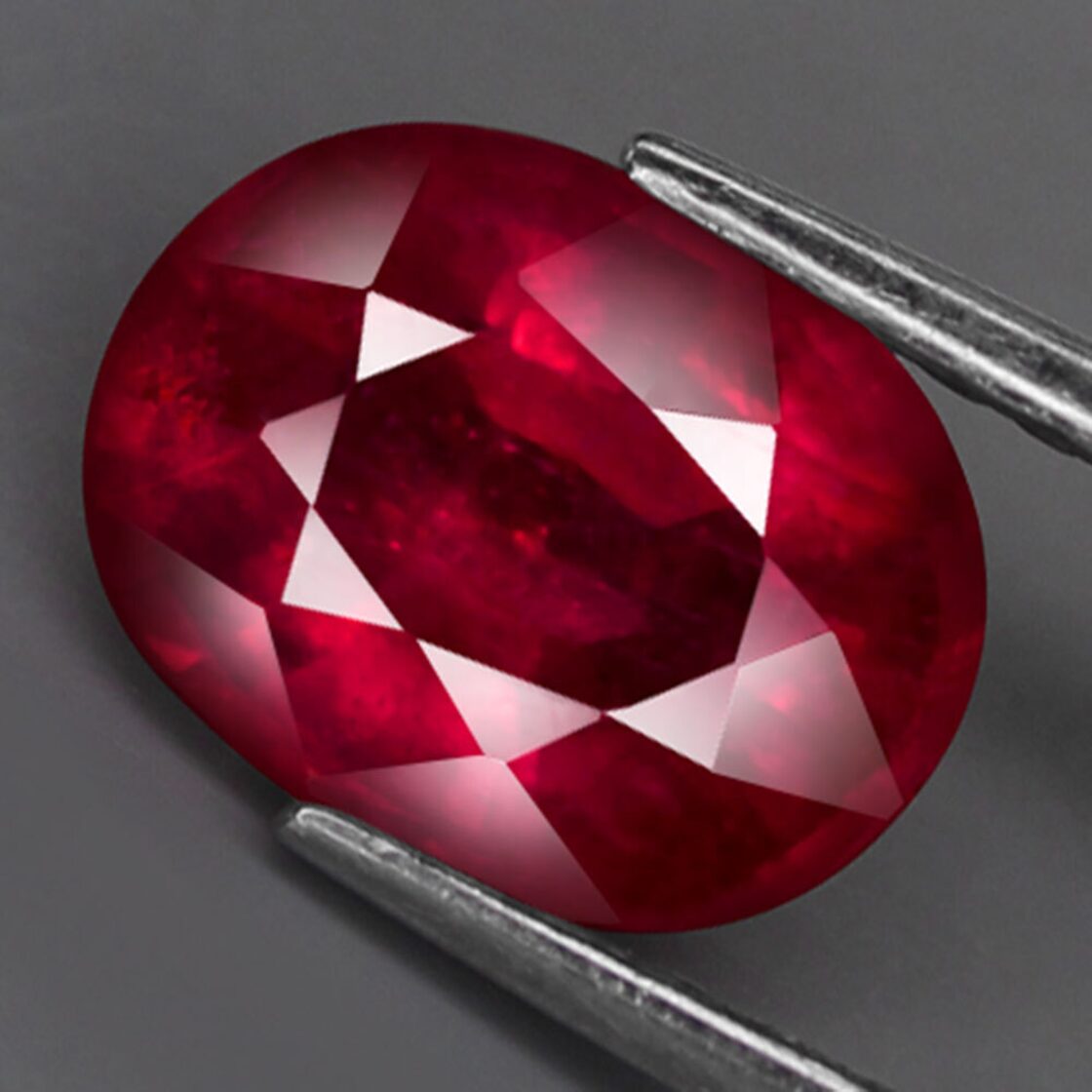 天然大粒ルビールース 2.91ct:6956】モザンビーク産 Natural Ruby 裸石 