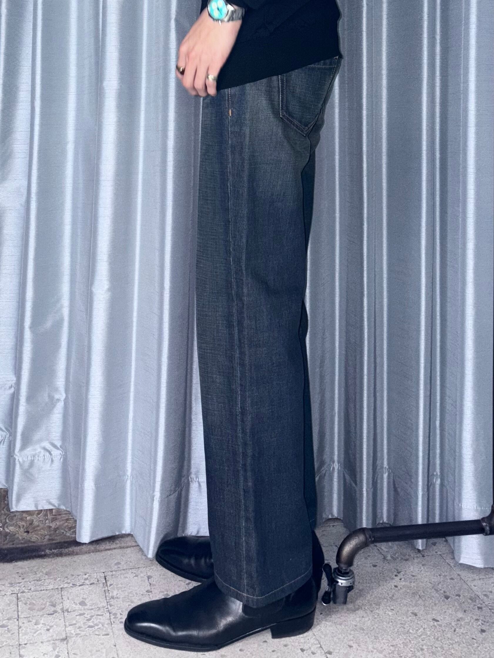 PRADA ブラック ブーツカットデニム PRADA boots-cut denim pants | NOIR ONLINE