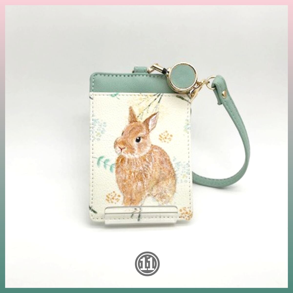 新柄入荷】CECIL リール付きパスケース うさぎ | うさぎセレクト