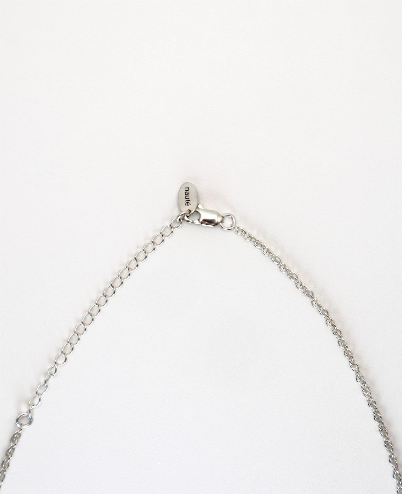 Silver925 Twisted Chain Short Necklace"Loop 01"