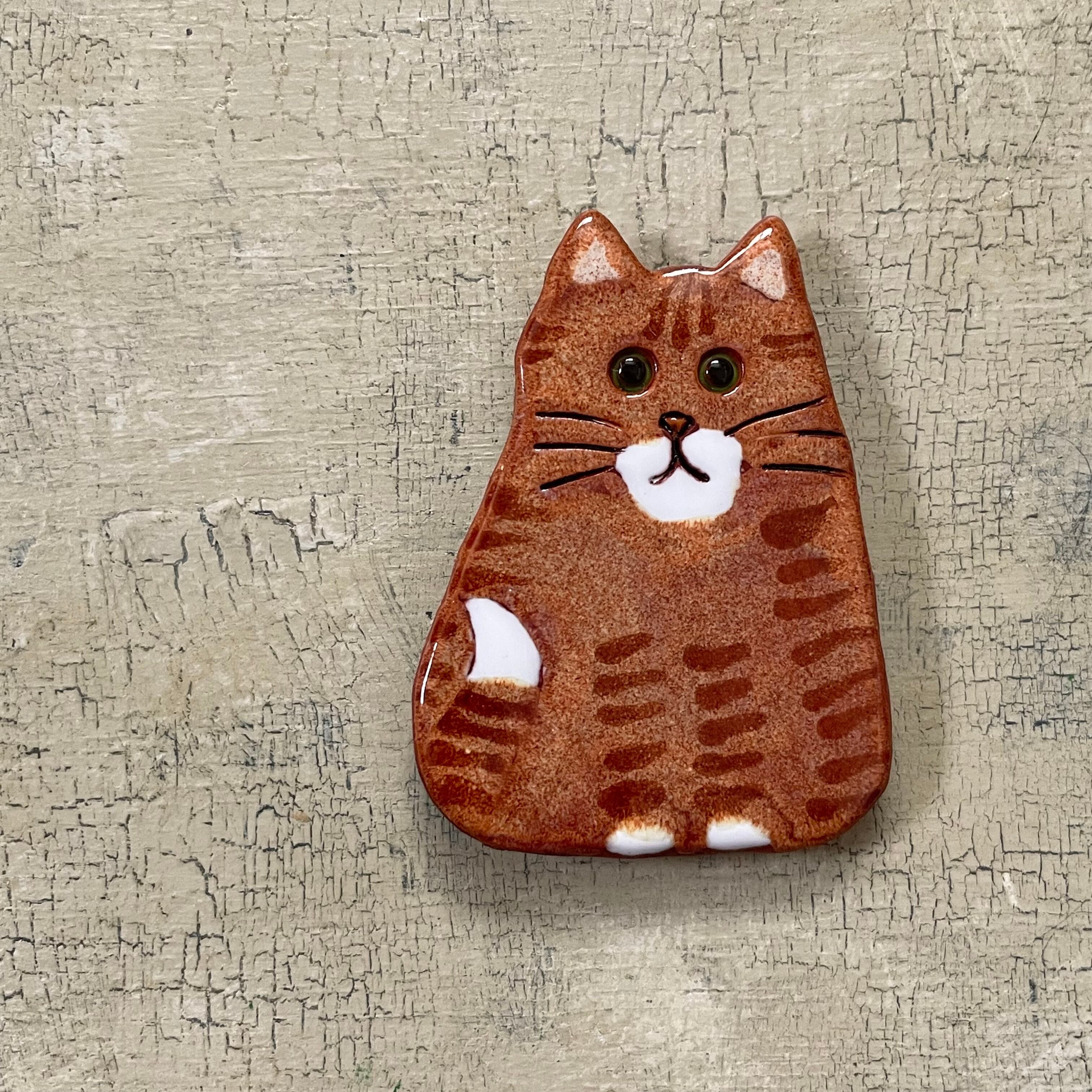 茶トラネコのマグネット