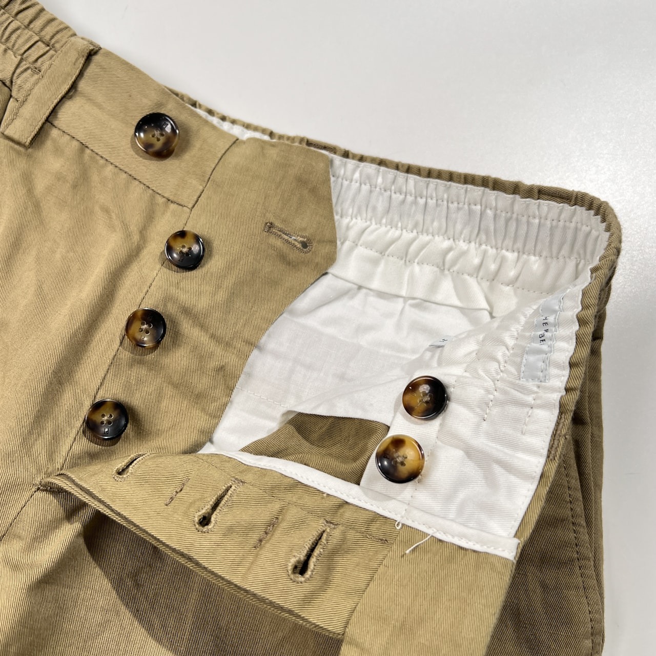 PT TORINO ピーティートリノ コットン リネン テーパード イージー パンツ サイズ 31 /ベージュ/クロップド