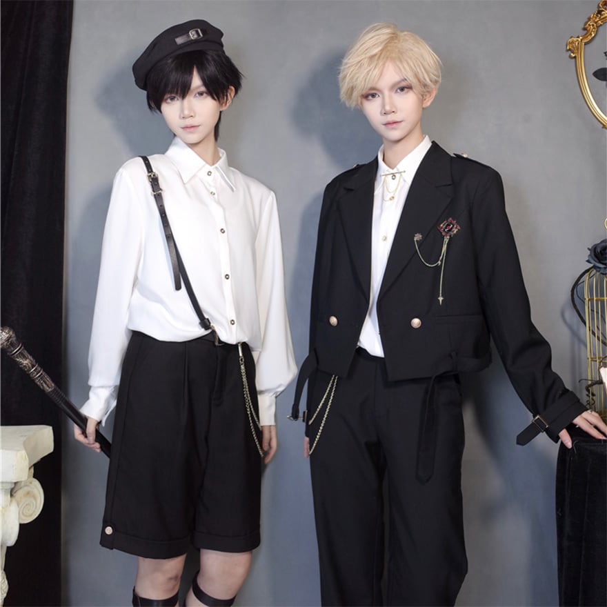 SEASONZ 王子系 少年装 セットアップ ジャケット シャツ パンツタイプ