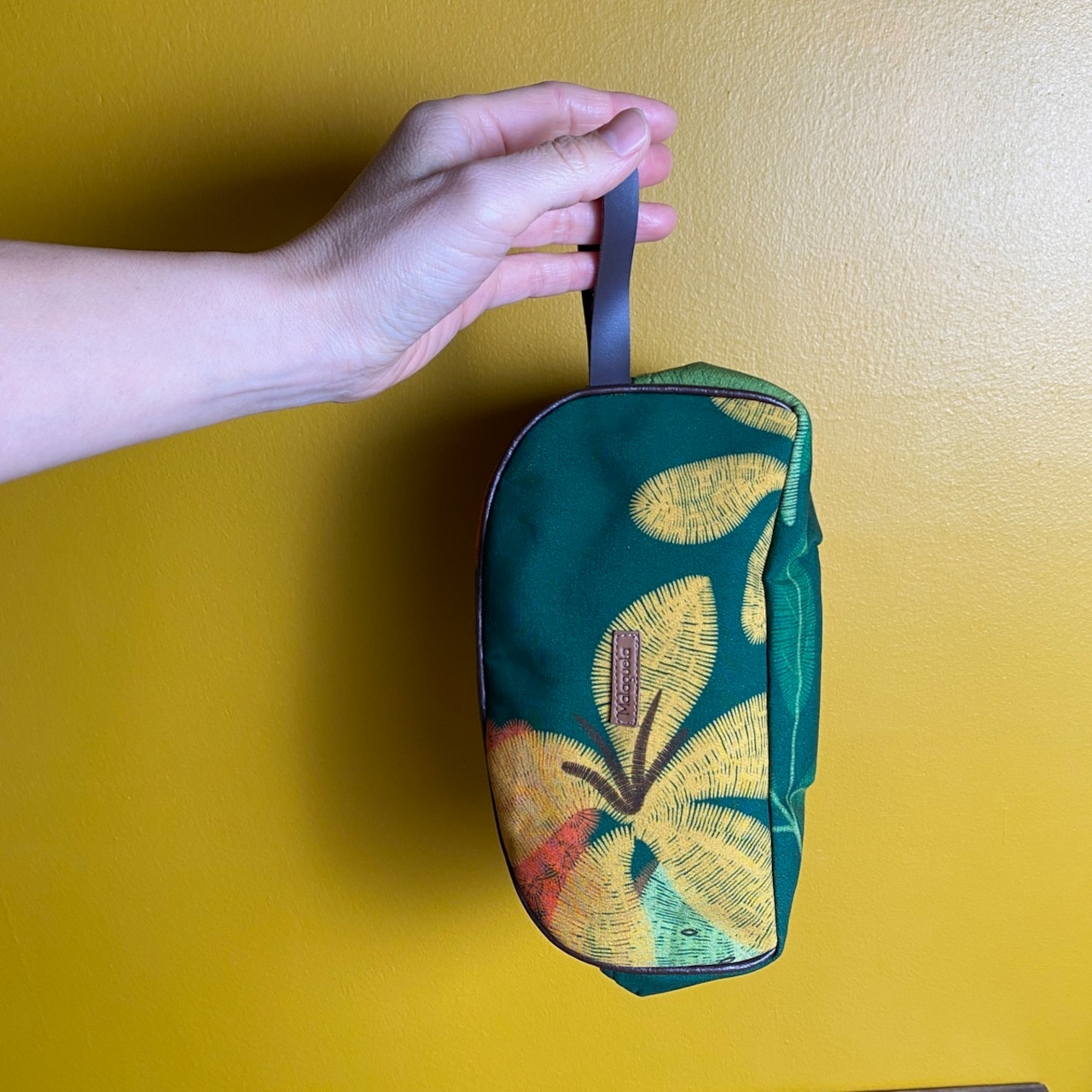 【MALAGUETA マラゲッタ】BOXポーチ小 グリーン