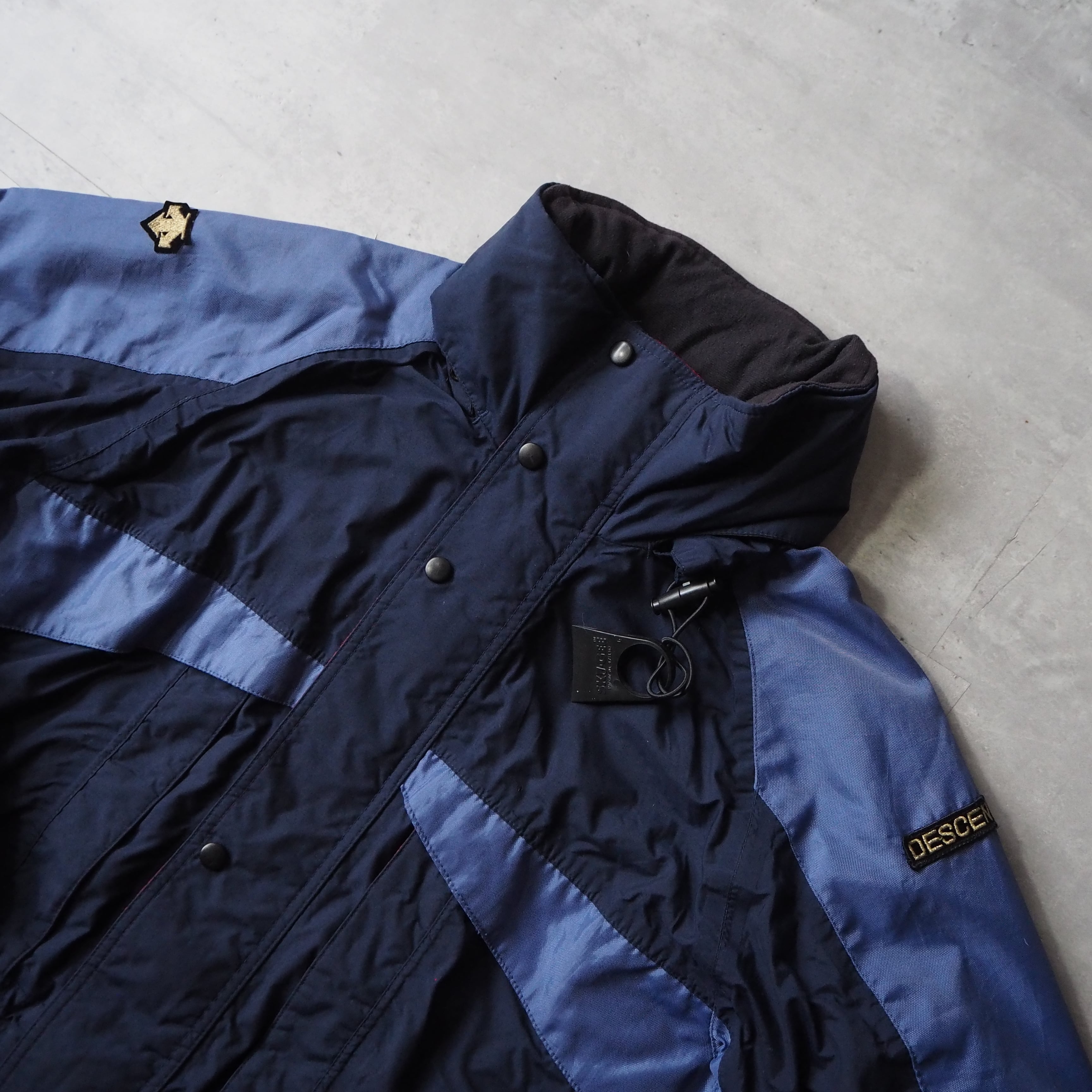 90s “DESCENTE” navy color ski wear jacket 90年代 デサント スキー