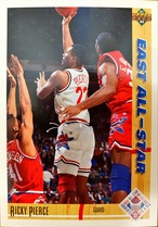 NBAカード 91-92UPPERDECK Ricky Pierce #67 EAST ALL-STAR