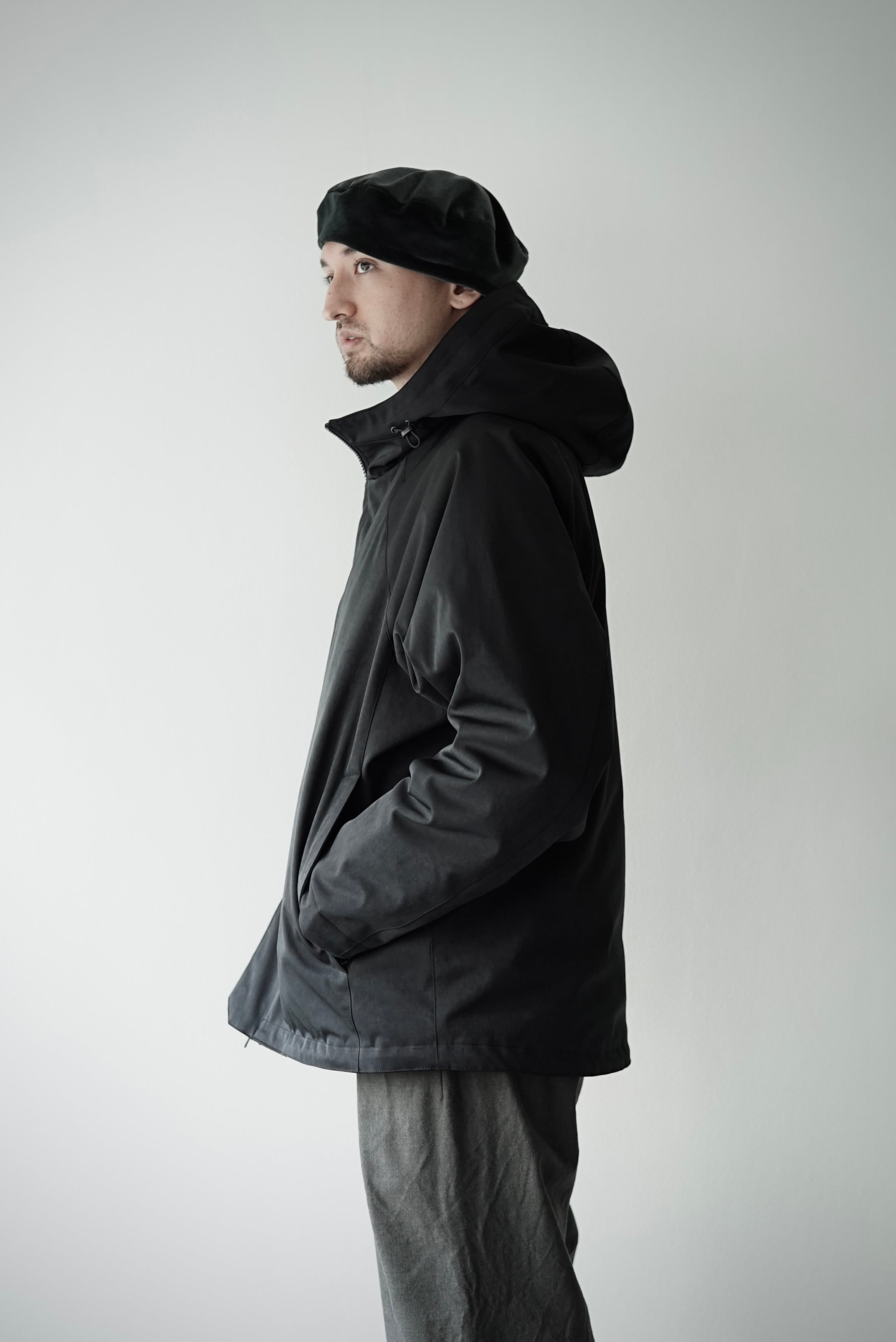 HighDensity Milicloth + Climashield / Hoodie Jacket 2023 (BLACK) | C O ...