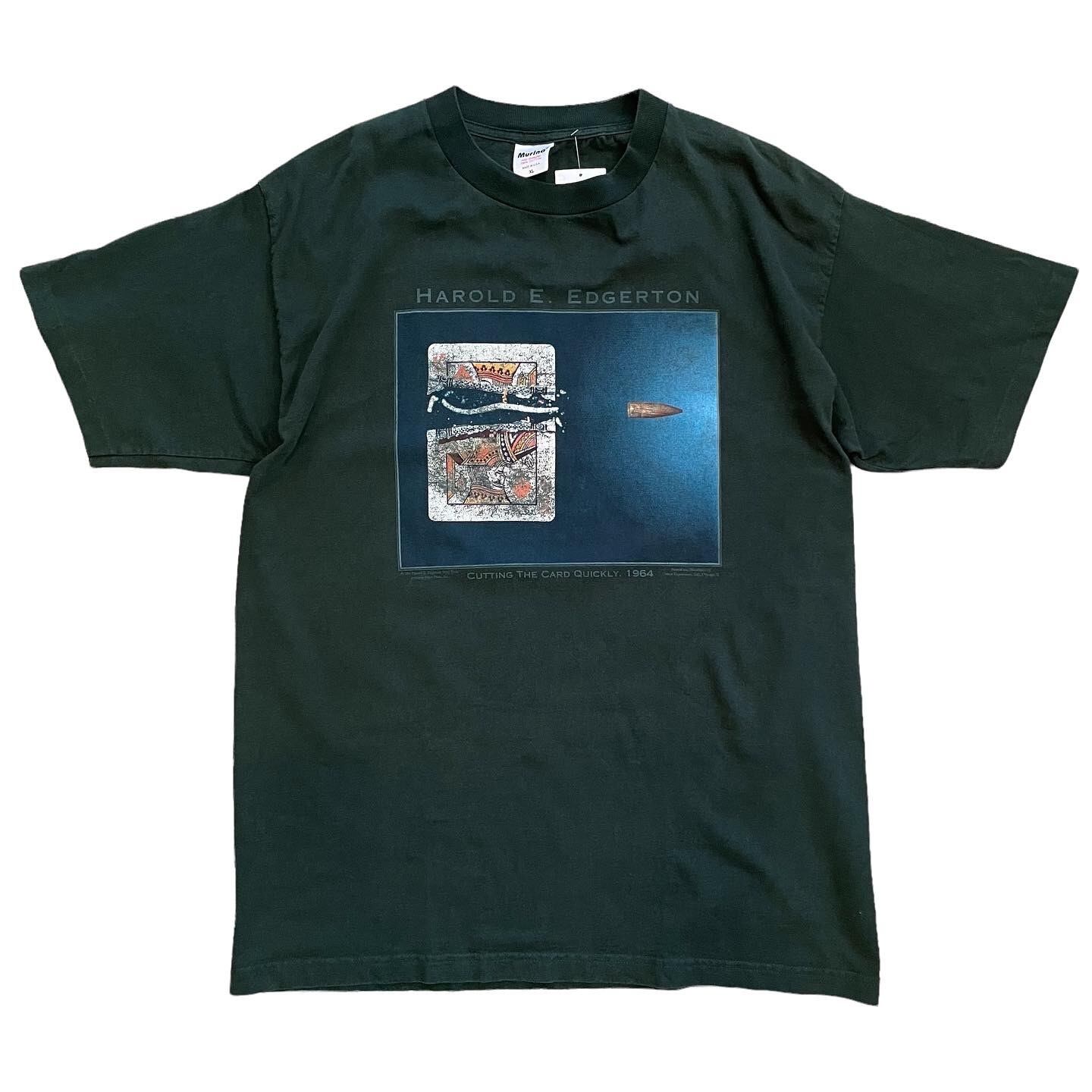 90s HAROLD E. EDGERTON "CUTTING THE CARD QUICKLY" Tshirt What’z up
