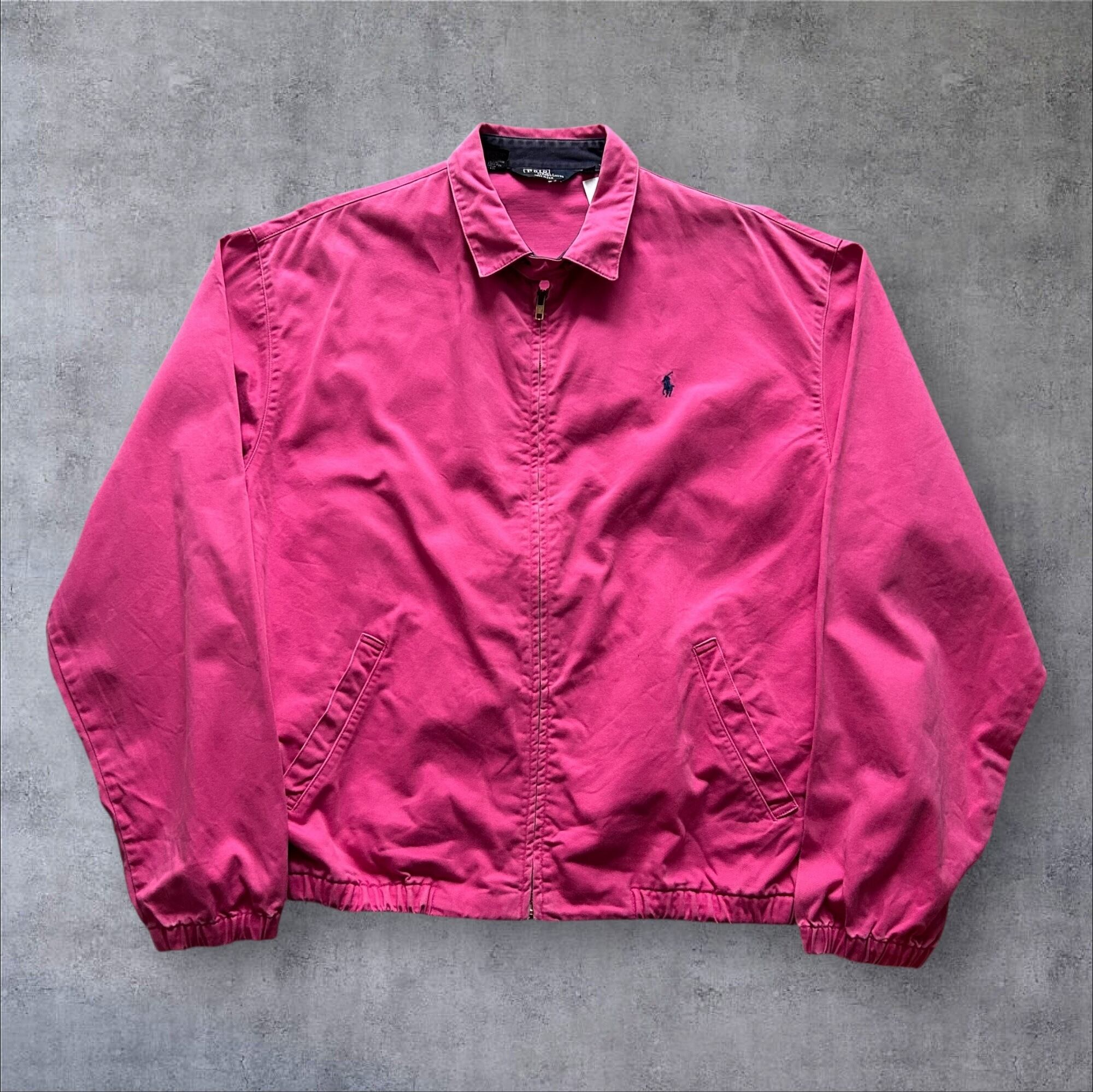 Rare Collor!! Early1990s Polo Ralph Lauren "Shocking Pink" Cotton Swing Top