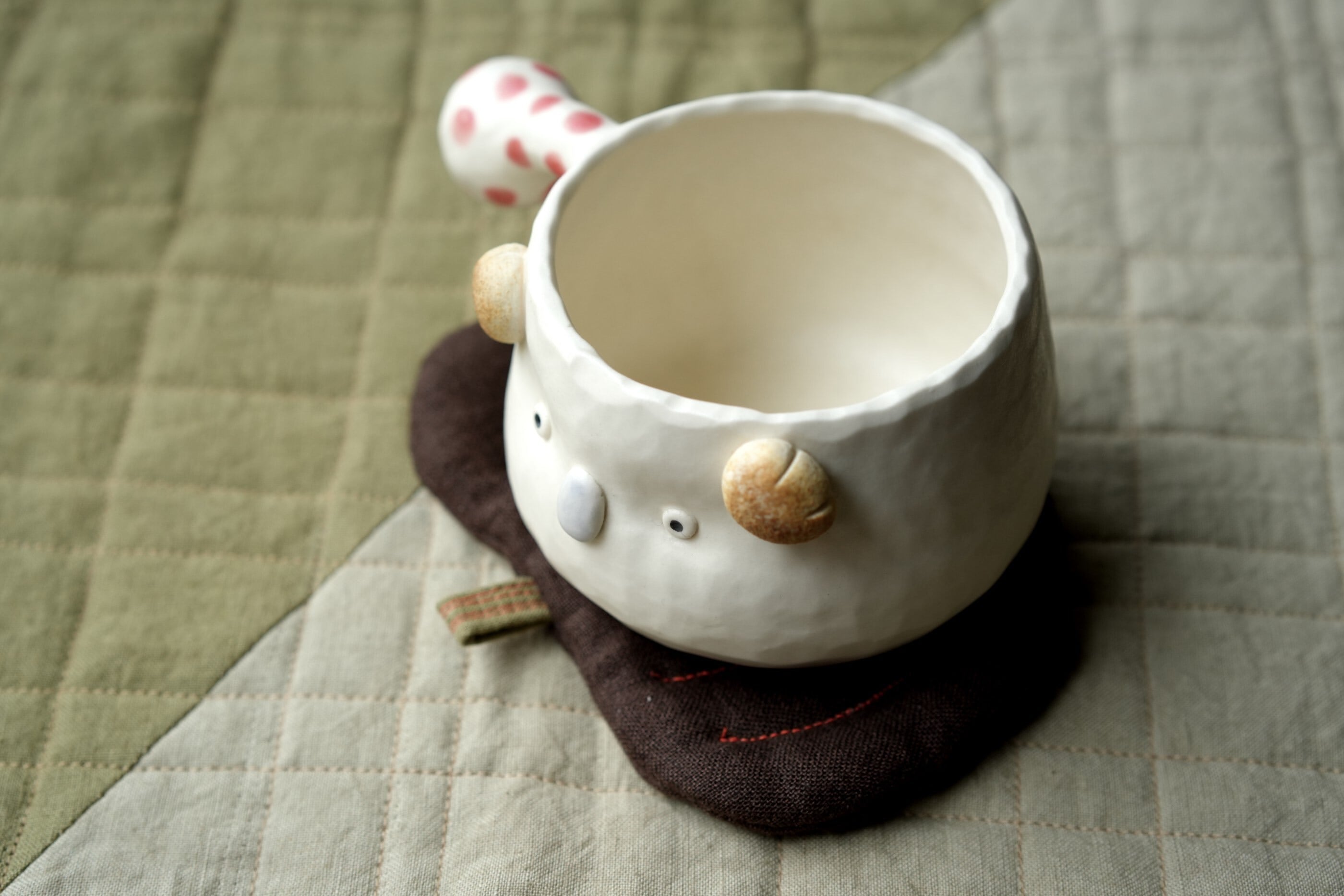 ぱんのみみ　コースター　KBOOKS ぱん Clothnee】パンプキンコースター / Pumpkin Coaster 8 | ichibutu