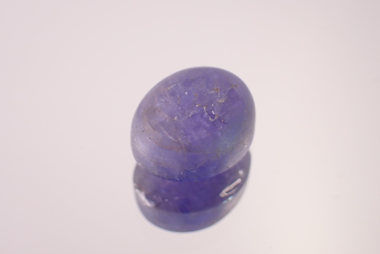 【研磨セット】未研磨タンザナイト　7.72ct　[D11‐62]