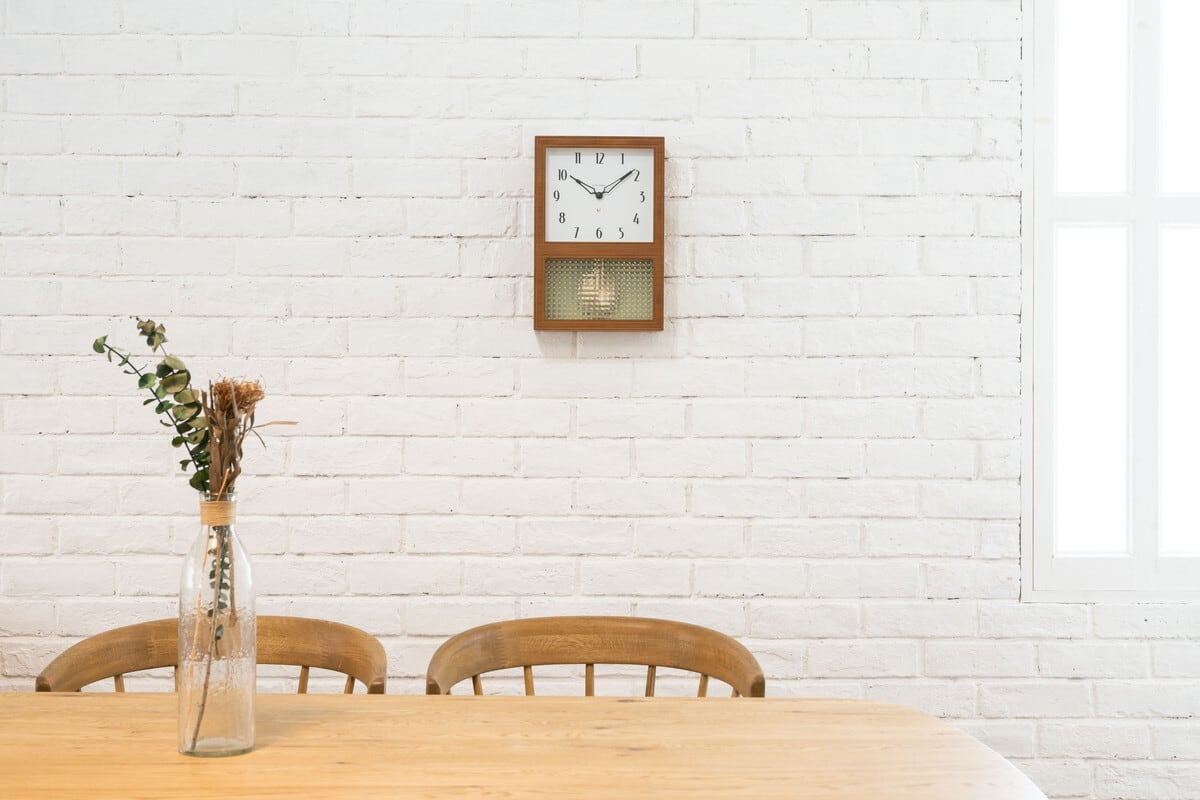 GLASS PENDULUM CLOCK EL STYLE 【CAFE BROWN】 | シャンブル【CHAMBRE